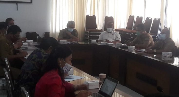 KOORDINASI PELAKSANAAN SENSUS SAT KERTHI SEMESTA BALI BERBASIS DESA ADAT TAHUN 2021 DI KABUPATEN JEMBRANA