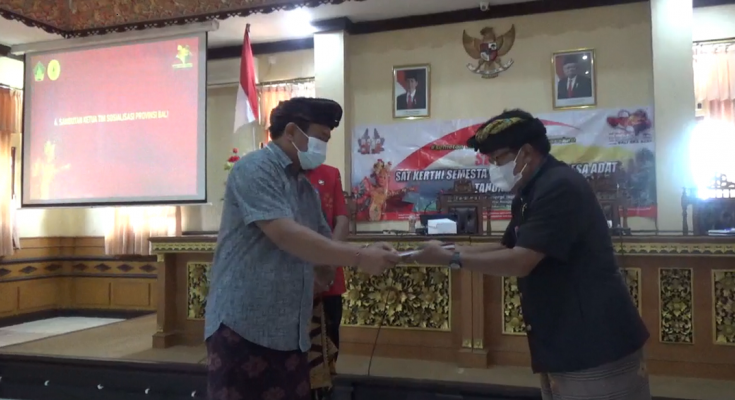SOSIALISASI SENSUS SAD KERTHI SEMESTA BALI BERBASIS DESA ADAT DI KECAMATAN ABIANSEMAL, KABUPATEN BADUNG