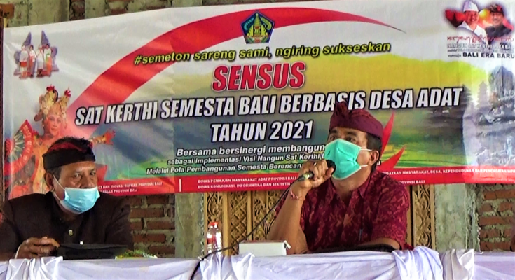 SOSIALISASI SENSUS SAD KERTHI SEMESTA BALI BERBASIS DESA ADAT DI KECAMATAN PAYANGAN, KABUPATEN GIANYAR