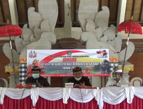 SOSIALISASI SENSUS SAD KERTHI SEMESTA BALI BERBASIS DESA ADAT DI KEC SUKAWATI DAN BLAHBATUH, GIANYAR
