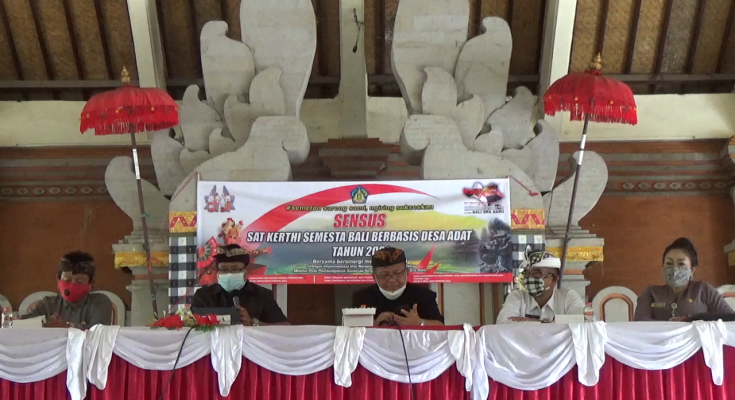 SOSIALISASI SENSUS SAD KERTHI SEMESTA BALI BERBASIS DESA ADAT DI KEC SUKAWATI DAN BLAHBATUH, GIANYAR
