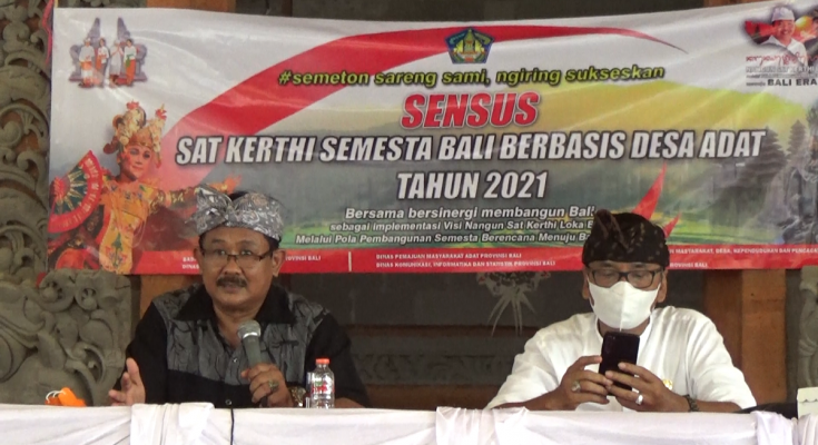 SOSIALISASI SENSUS SAD KERTHI SEMESTA BALI BERBASIS DESA ADAT DI KECAMATAN GIANYAR, KABUPATEN GIANYAR