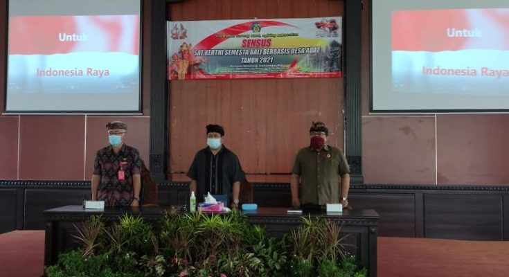 SOSIALISASI SENSUS SAD KERTHI SEMESTA BALI BERBASIS DESA ADAT DI KABUPATEN JEMBRANA