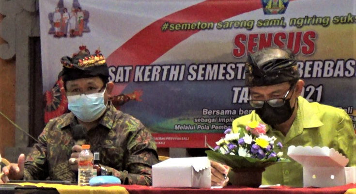 SOSIALISASI SENSUS SAD KERTHI SEMESTA BALI BERBASIS DESA ADAT DI KECAMATAN KARANGASEM, KABUPATEN KARANGASEM