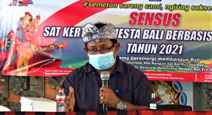 SOSIALISASI SENSUS SAD KERTHI SEMESTA BALI BERBASIS DESA ADAT DI KECAMATAN TEJAKULA, KABUPATEN BULELENG