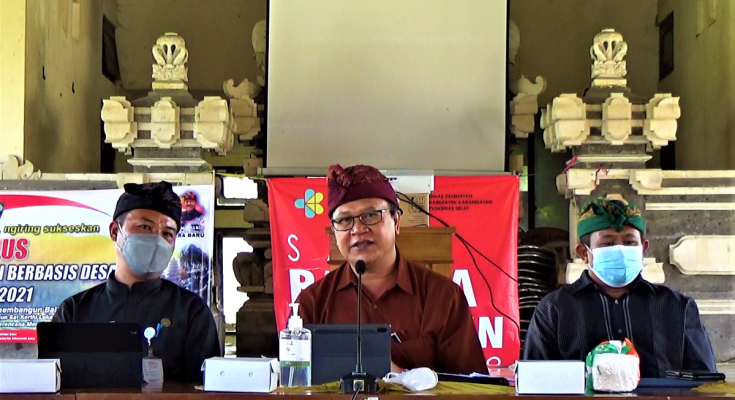 SOSIALISASI SENSUS SAD KERTHI SEMESTA BALI BERBASIS DESA ADAT DI KECAMATAN RENDANG DAN KECAMATAN SIDEMEN, KABUPATEN KARANGASEM