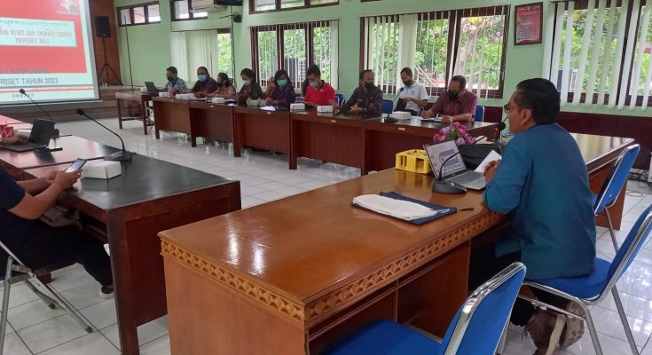 RAPAT PEMETAAN TEMA RISET/KAJIAN BIDANG PRIORITAS PEMBANGUNAN DAERAH TAHUN 2023